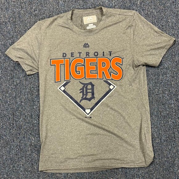 Detroit Tigers Majestic T Shirt Sz S - Picture 1 of 7